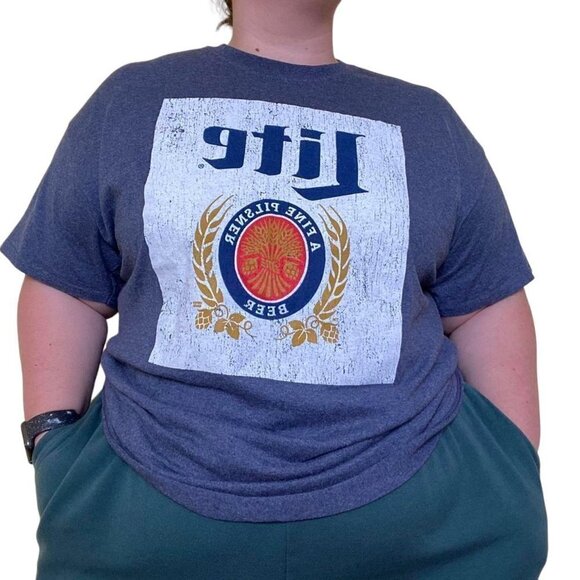 Other - Millers Lite Graphic Tshirt Size XL